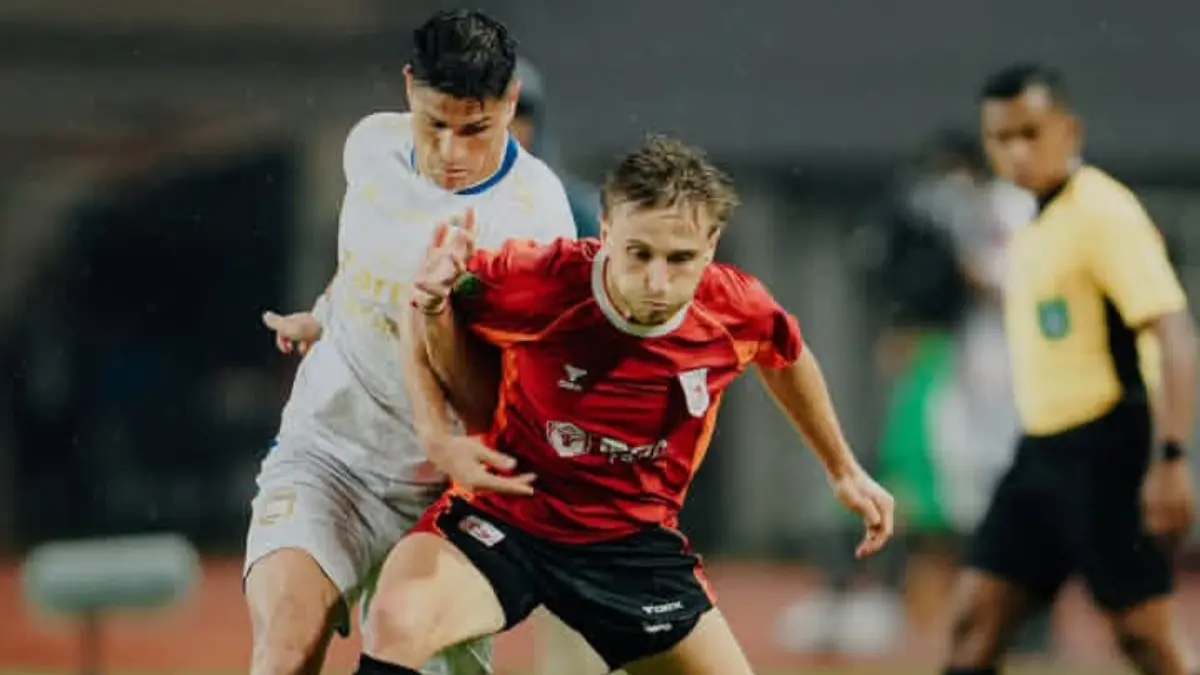 Garudayaksa FC meraih hasil &nbsp;imbang 0-0 saat melawan Adhyaksa FC &nbsp;di Stadion Pakansari, Cibinong, Kabupaten Bogor pada Jumat, 3 April 2026 malam. (Media Officer Garudayaksa FC) 