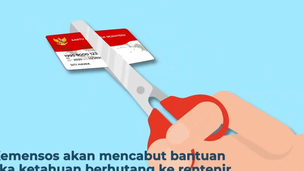 Ilustrasi bansos di KKS Merah Putih di cabut. (Foto: YouTube Linjamsos Oke)