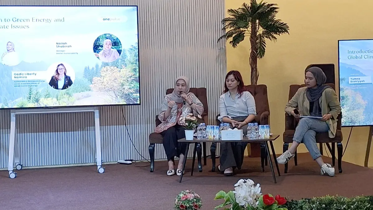 Peluncuran Program Sekolah Energi di Cahaya Rancamaya Islamic Boarding School, Sabtu, 4 April 2026.(Dede/Radar Bogor)