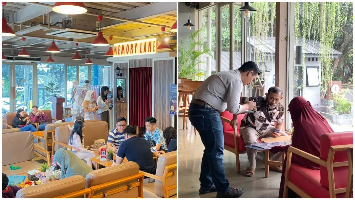 Suasana di Kopi Tugoh dengan area luas dan tempat duduk yang nyaman. (Foto : Instagram @kopitugoh_padjajaran)