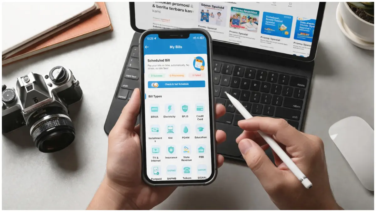 Super apps BRImo membuat pembayaran PBB jadi lebih mudah dan praktis.