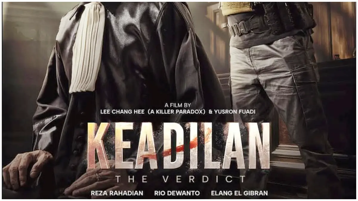 Poster Film Keadilan (The Verdict) yang kini tayang di Netflix. (Foto : Instagram @filmkeadilan)