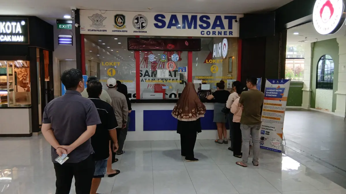 Ilustrasi pelayanan bayar pajak kendaraa. Foto: Laman Samsat Batam Centre
