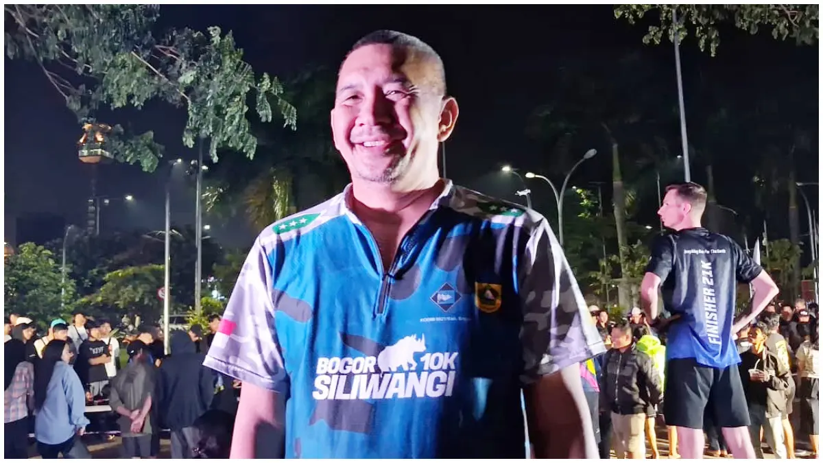 Ketua Umum KORMI Kabupaten Bogor, Rike Iskandar saat dimintai keterangan oleh Radar Bogor soal event Bogorun 2026. (Foto: Muhammad Ali/Radar Bogor)