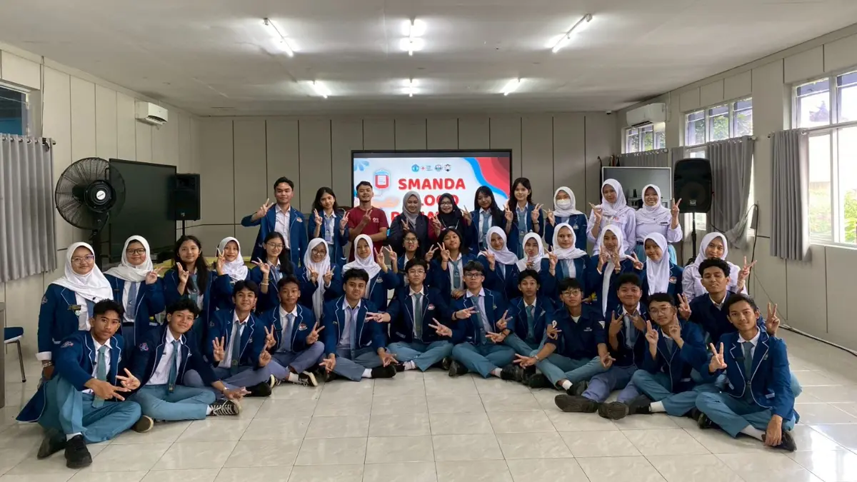 Panitia SMANDA Blood Donation. Foto: Dok SMAN 2 Kota Bogor