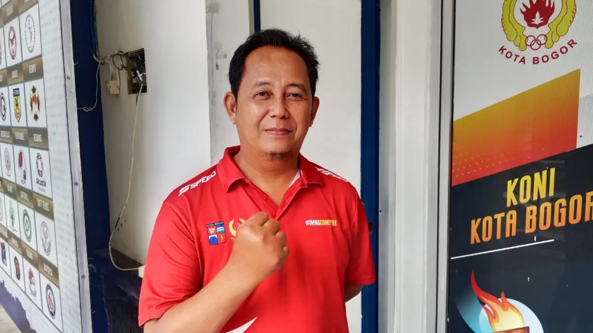 Pelatih Tim Hapkido Kota Bogor, Soleh Basuni saat ditemui di gedung KONI Kota Bogor.(Ruri/Radar Bogor)