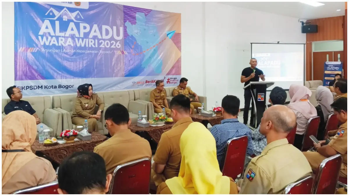 Peluncuran program ALAPADU Wara Wiri. Wakil Wali Kota Bogor Jenal Mutaqin meminta agar ASN Pemkot Bogor paham hukum dan regulasi pemerintah. (Foto: Fikri/Radar Bogor)