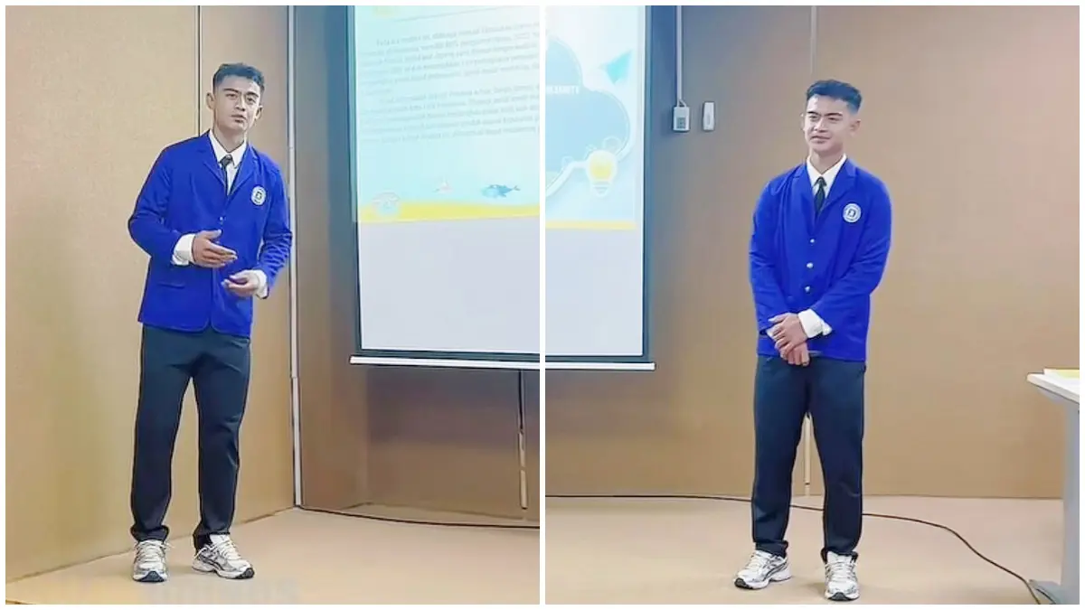 Sidang seminar Arhan Pratama di Udinus. (Foto : Instagram @udinusofficial)