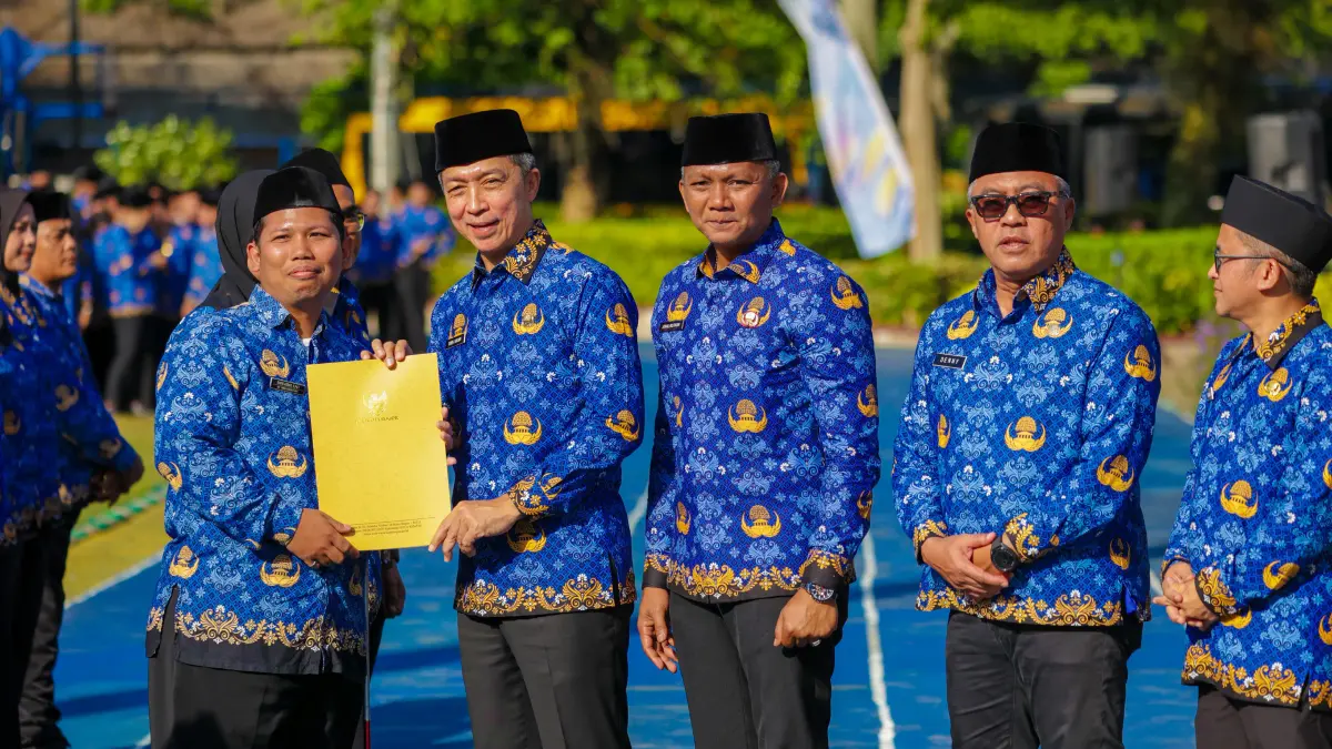 Wali Kota Bogor Dedie Rachim melantik PPPK Kota Bogor, beberapa waktu lalu. Foto: Laman Pemkot Bogor