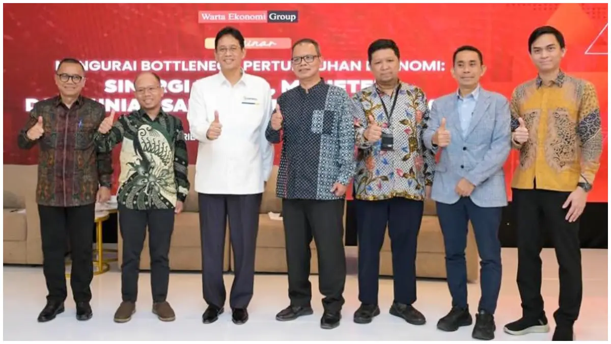 Menteri Keuangan Purbaya saat menghadiri seminar terkait pertumbuhan ekonomi dan iklim investasi. (Foto : Instagram @menkeuri)