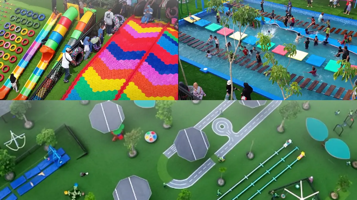 Potret Wisata Playground The Nice Playland Bekasi