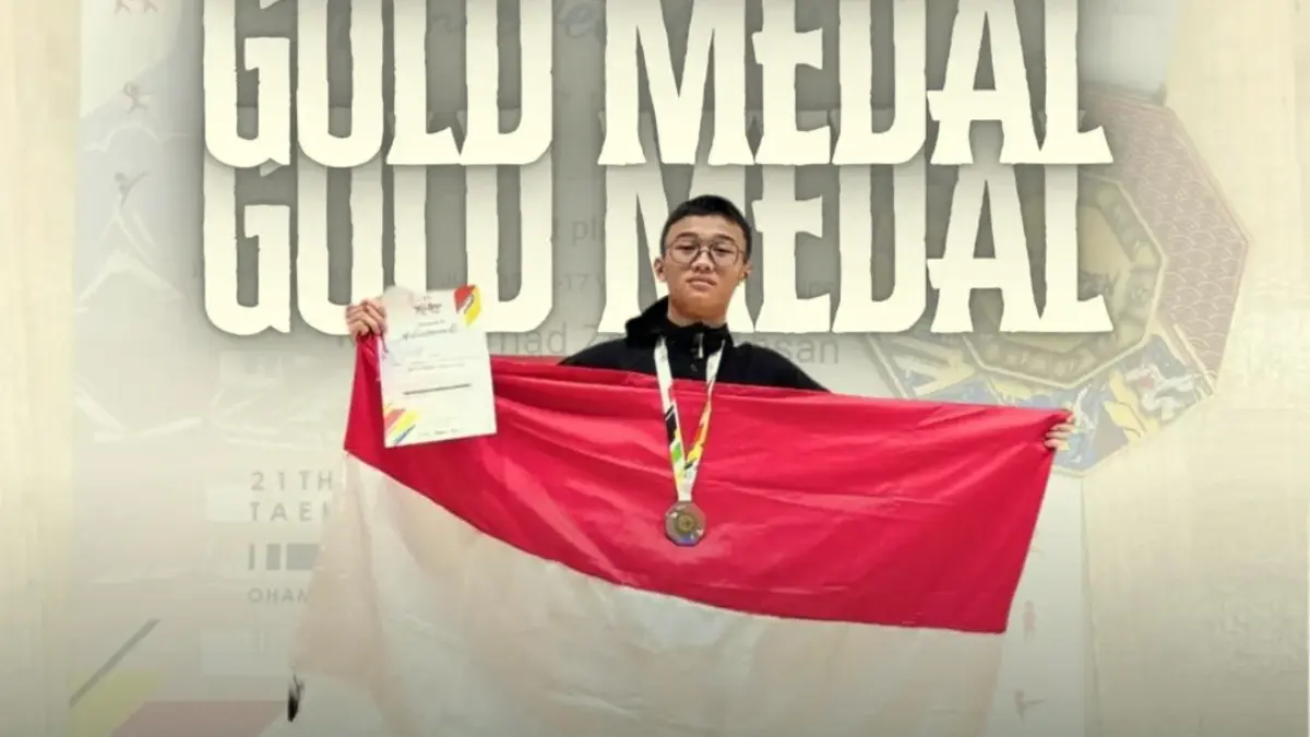 Siswa SMAN 1 Bogor, M. Zaidan Ahsan meraih prestasi internasional.