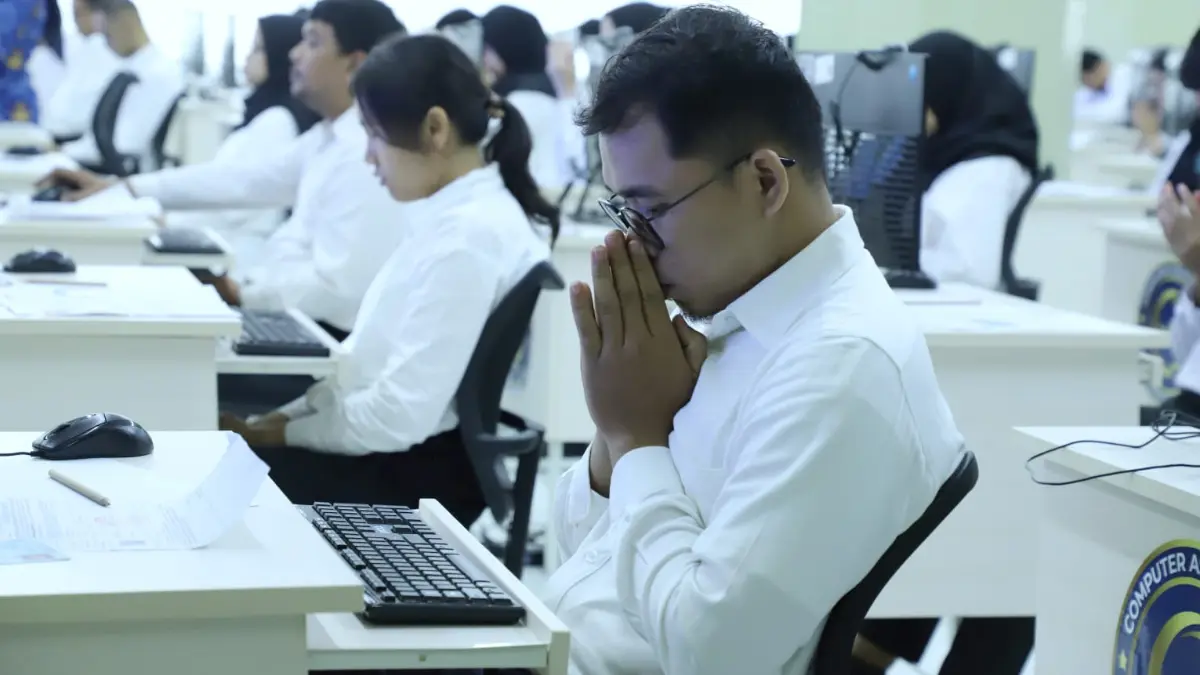 Ilustrasi. Peserta seleksi CPNS. Foto: Laman KemenPAN RB