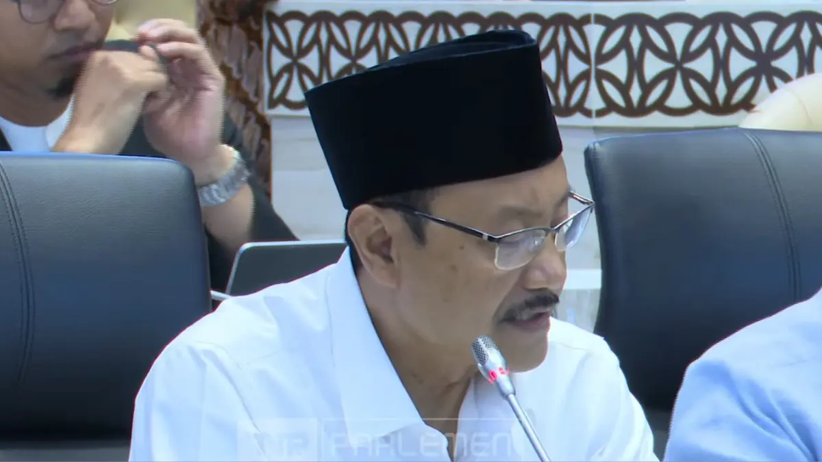 Menteri Sosial Saifullah Yusuf atau Gus Ipul. (Foto: YouTube TVR PARLEMEN)