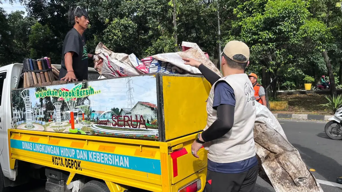 Tim Maung ASRI Depok saat melakukan kegiatan di Jalan Jalan Margonda Depok, Kamis 9 April 2026. Foto: Ketua tim Maung ASRI Depok for Radar Bogor