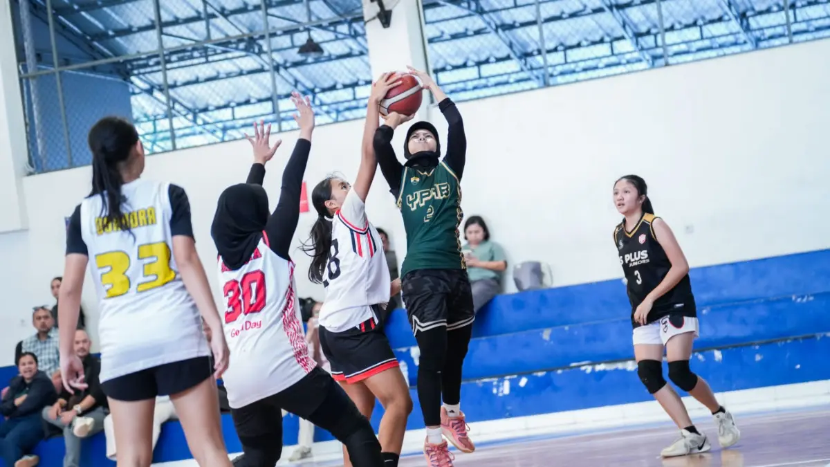 Atlet basket Kota Bogor saat mengikuti seleksi tahap 1 Popwilda Jawa Barat 2026. (Dok. Perbasi Kota Bogor)