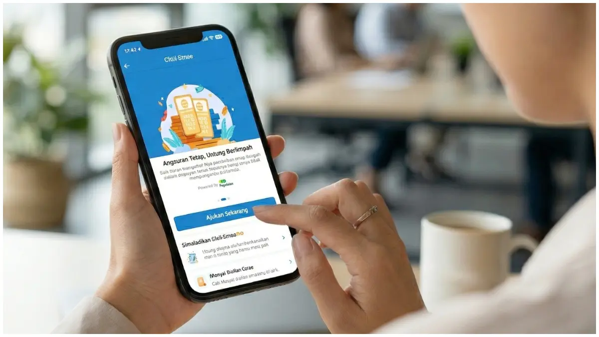 Ilustrasi fitur cicilan emas di Super Apps BRImo