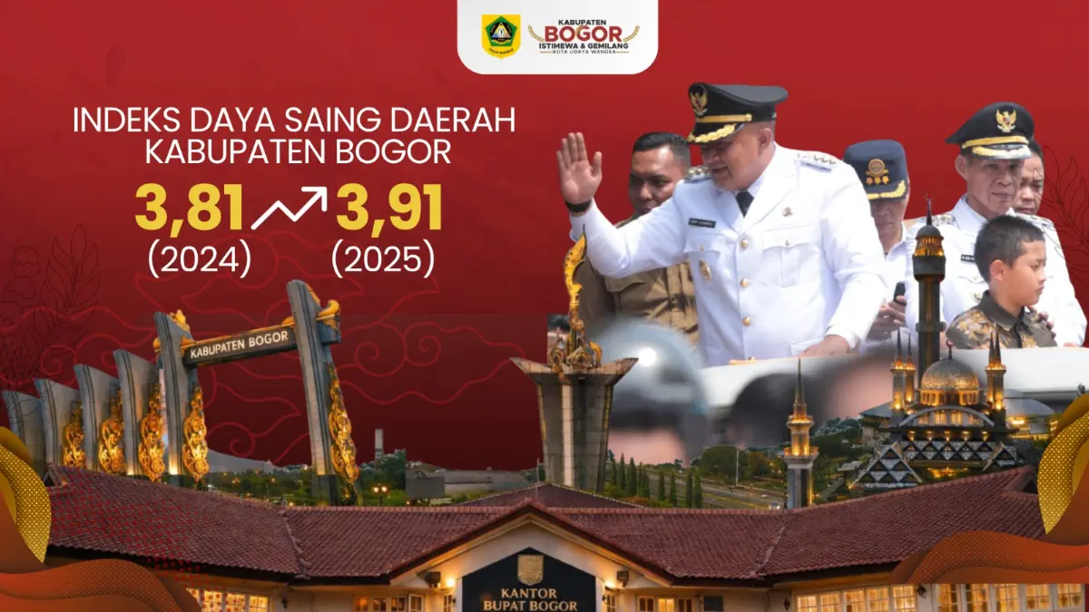 Kabupaten Bogor masuk dalam jajaran kabupaten paling maju di Provinsi Jawa Barat. (Dok. Diskominfo Kabupaten Bogor)