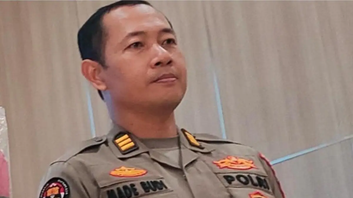 Kasi Humas Polres Metro Depok AKP Made Budi saat menyampaikan keterangan.(Fajar/Radar Bogor)