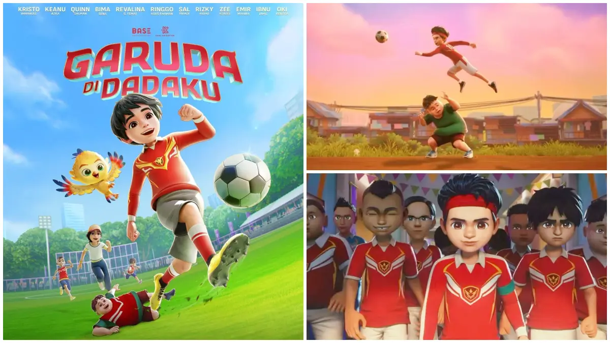 Poster film animasi Garuda di Dadaku yang dijadwalkan tayang 11 Juni 2026. (Foto : Instagram @garudadidadaku.film)