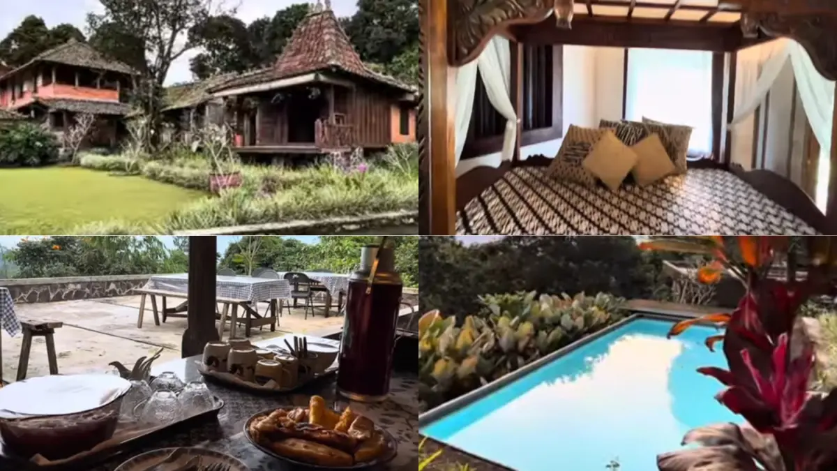 Rekomendasi tempat nginep di Rumah Jawa Antik Bogor (Foto: YouTube Demen_Travelling)