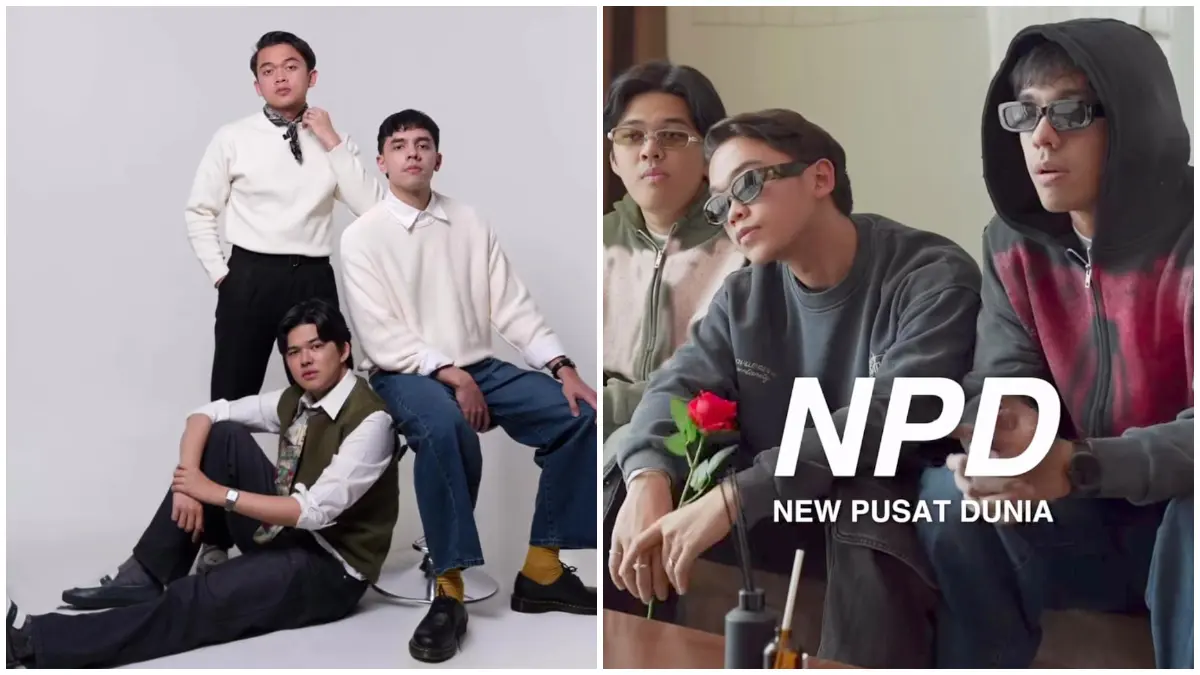 Grup vokal NPD saat merilis lagu Sempurnanya Aku yang viral di TikTok. (Foto: Instagram @wearenpd)