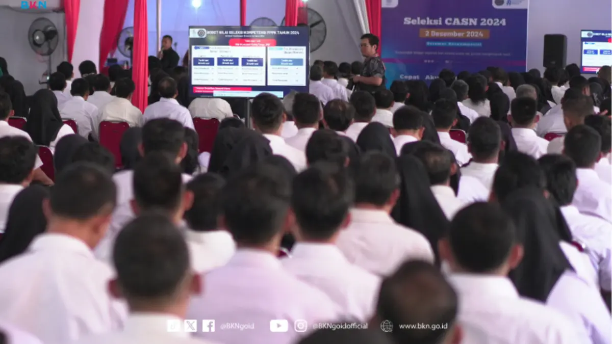 Ilustrasi. Para calon pelamar mengikuti pelaksanaan tes CPNS 2026. Foto: bkn.go.id