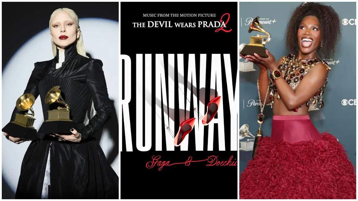 Artwork lagu Runway hasil kolaborasi Lady Gaga dan Doechii untuk soundtrack The Devil Wears Prada 2. (Foto: Instagram @ladygaga, @doechii, dan @ussfeeds)