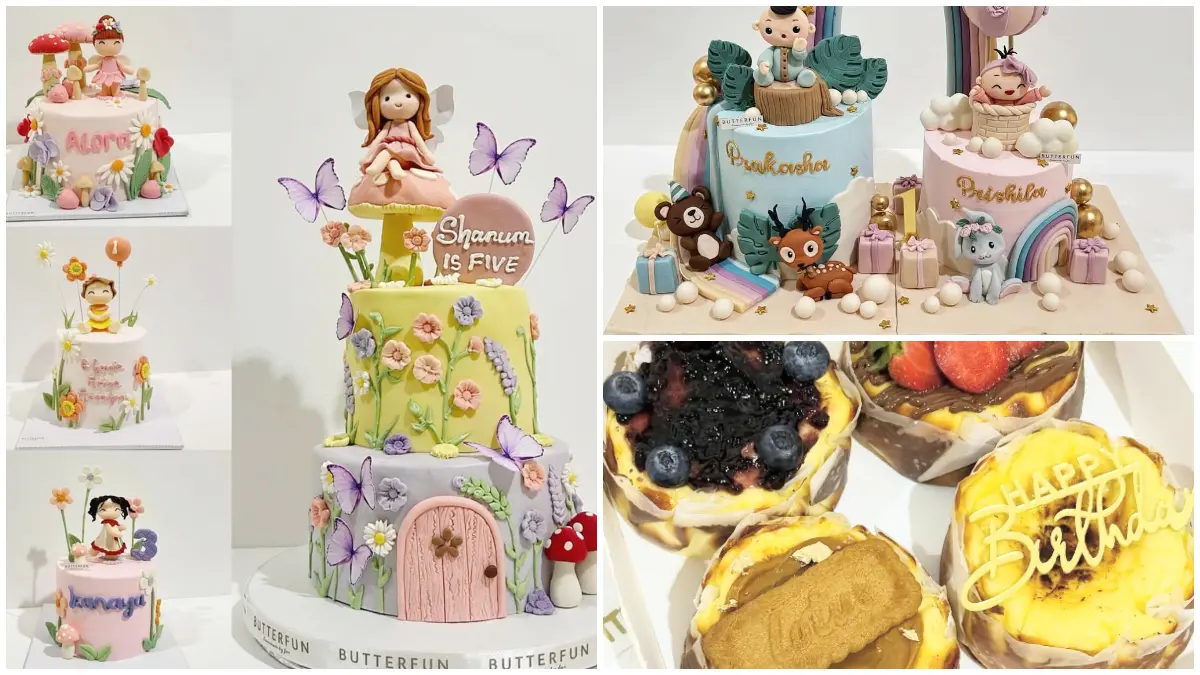 Custom cake estetik dengan desain sesuai keinginan dari Butterfun. (Foto: Instagram @butterfun.id)