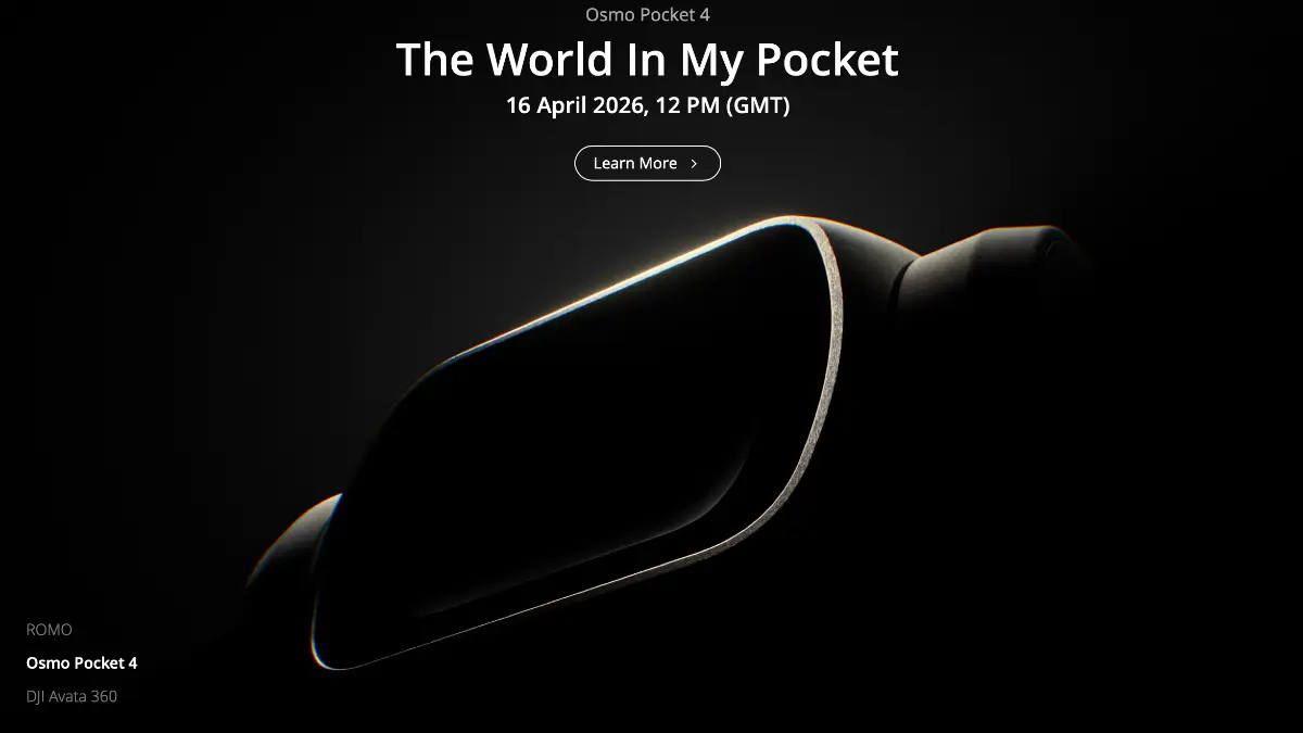 DJI Osmo Pocket 4 segera rilis. Foto: Laman DJI
