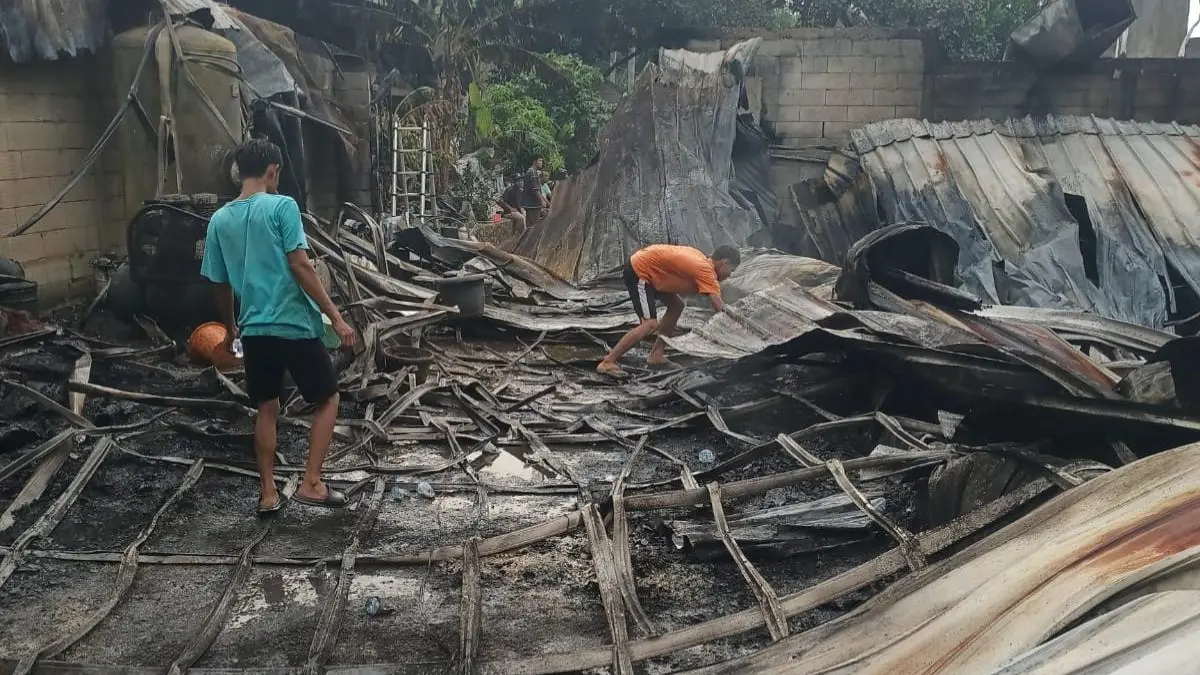 Ruko Mess Kkaryawan Cathering di Bogor Timur Terbakar, Kerugian Ditaksir  Capai Rp50 Juta