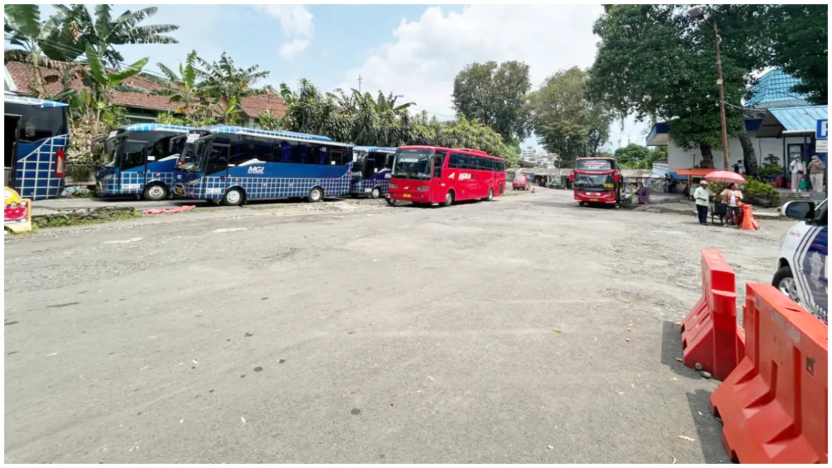 Kondisi terkini Terminal Baranangsiang. (Foto : Fauzan/Radar Bogor)