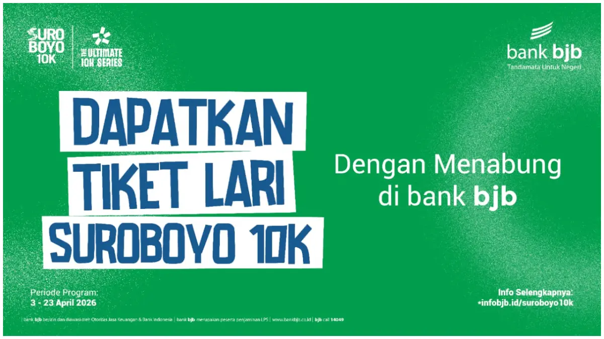 Promo Suroboyo 10K 2026 dari bank bjb
