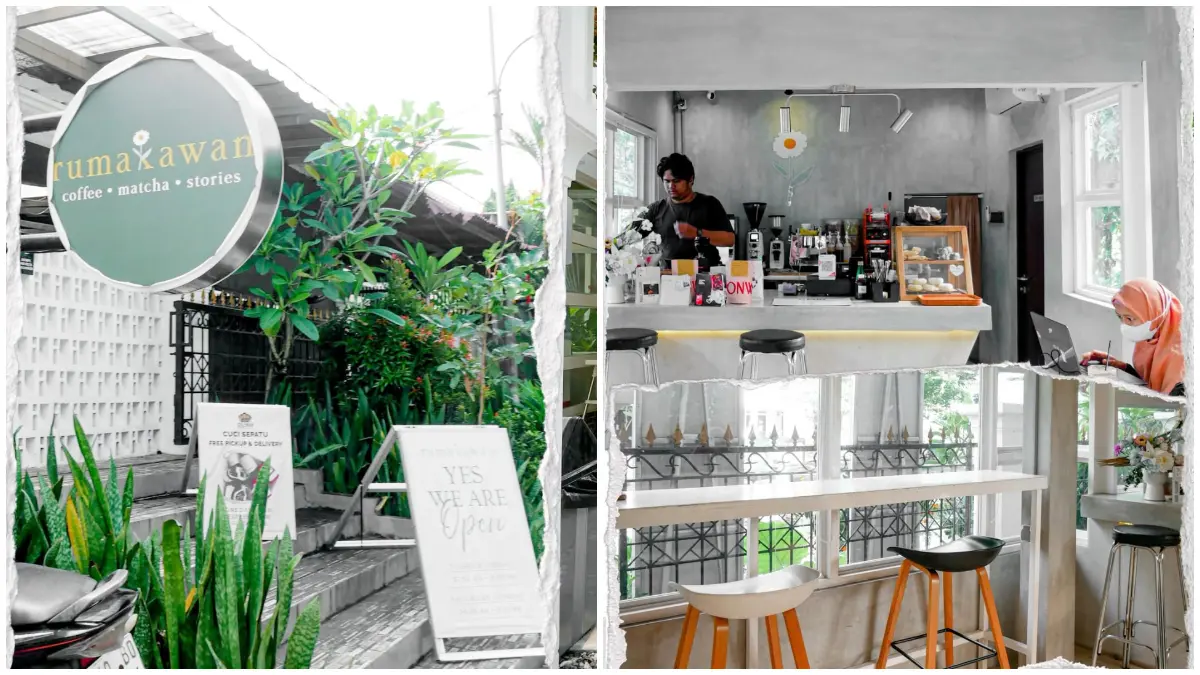 Rumakawan di kawasan Taman Yasmin Kota Bogor yang suasananya nyaman dan aesthetic. (Foto : Instagram @justdinar)