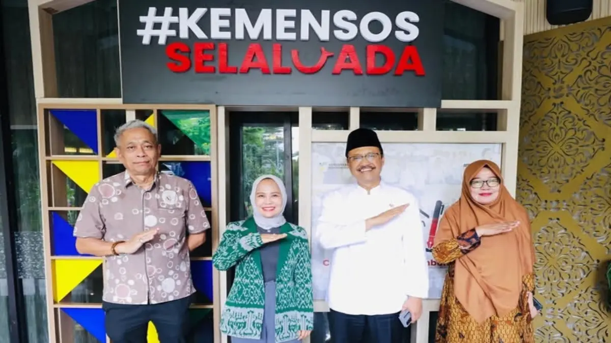 Ilustrasi Mensos Gus Ipul dan jajarannya. (Foto: Instagram @kemensosri)