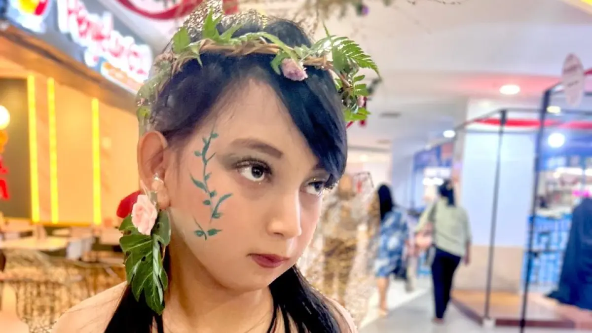 Kyla Sherafina (18) remaja tunagrahita yang berkarir sebagai modelling. (Foto: Dok Pribadi for Radar Bogor)
