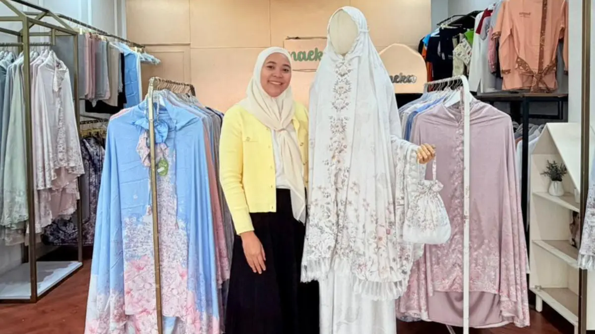 Naeka, usaha modest fashion asal Jakarta Selatan yang berhasil menembus pasar internasional. Foto: BRI for Radar Bogor