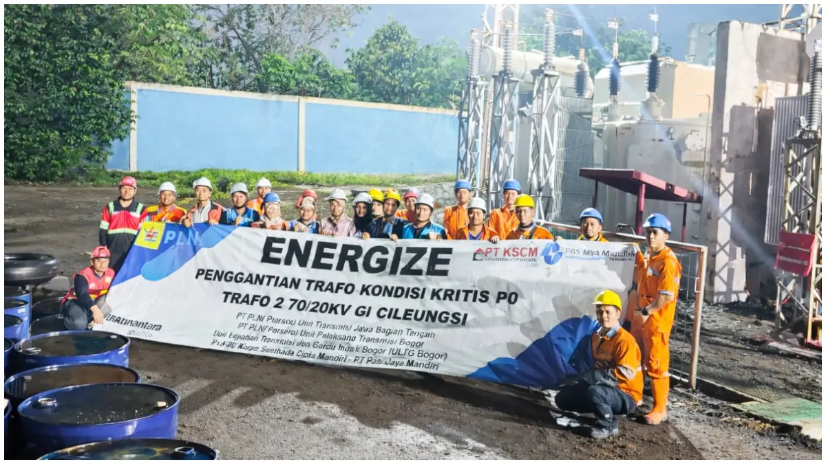 PLN berhasil melakukan energize Bay Trafo #2 Gardu Induk (GI) Cileungsi Bogor.