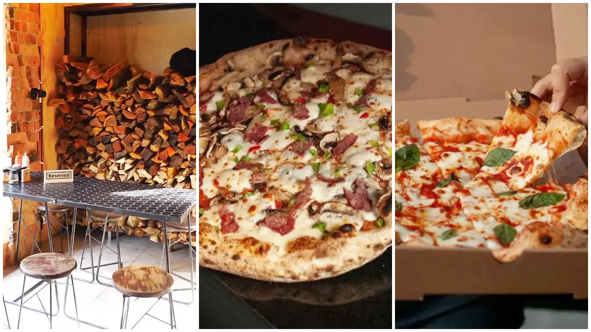 Potret suasana dan menu Brano Pizzeria. (Foto: Instagram dan TikTok resmi Brano Pizzeria)