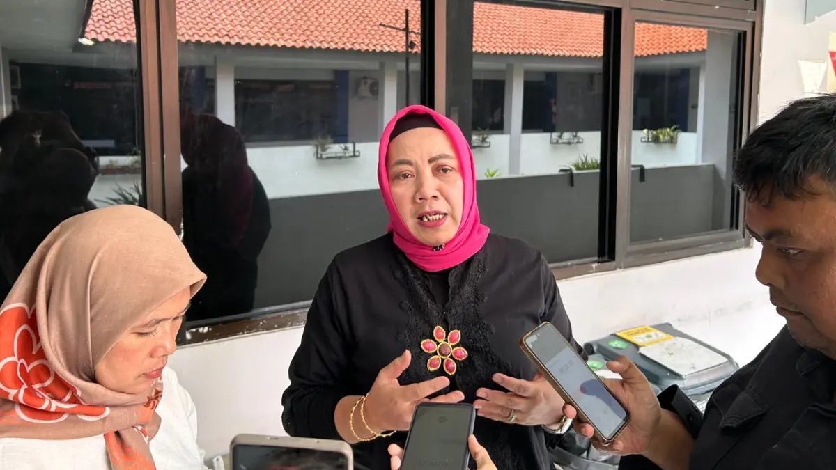 Asisten Administrasi Umum Setda Kota Bogor, Iceu Pujiati saat menyampaikan keterangan mengenai tes HIV untuk calon pengantin. Foto: Fauzan/Radar Bogor.