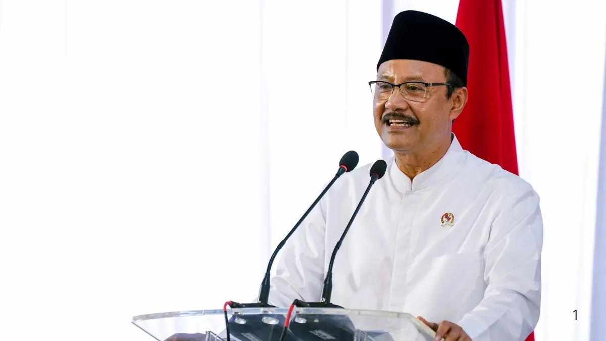 Gus Ipul saat berpidato di salah satu acara penting (Foto: kemensos.go.id)