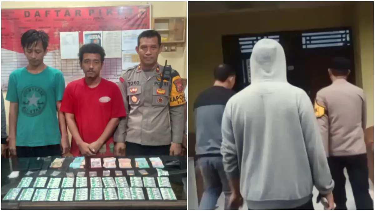 Kapolsek Rumpin Polres Bogor, Kompol Suyoko memimpin penggerebekan menangkap pelaku. (Nasir/ Radar Bogor)