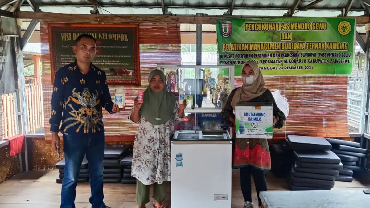 Ras Farm Sukoharjo I di Pringsewu, Lampung milik Dwi Nurhaeni berhasil mengembangkan usahanya. (Dok. BRI)