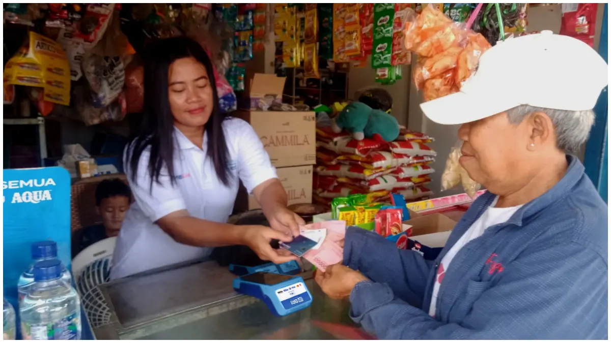 Miya (42), seorang Agen BRILink yang beroperasi di Kelurahan Talang Putri, Kecamatan Plaju, Palembang, Sumatera Selatan.