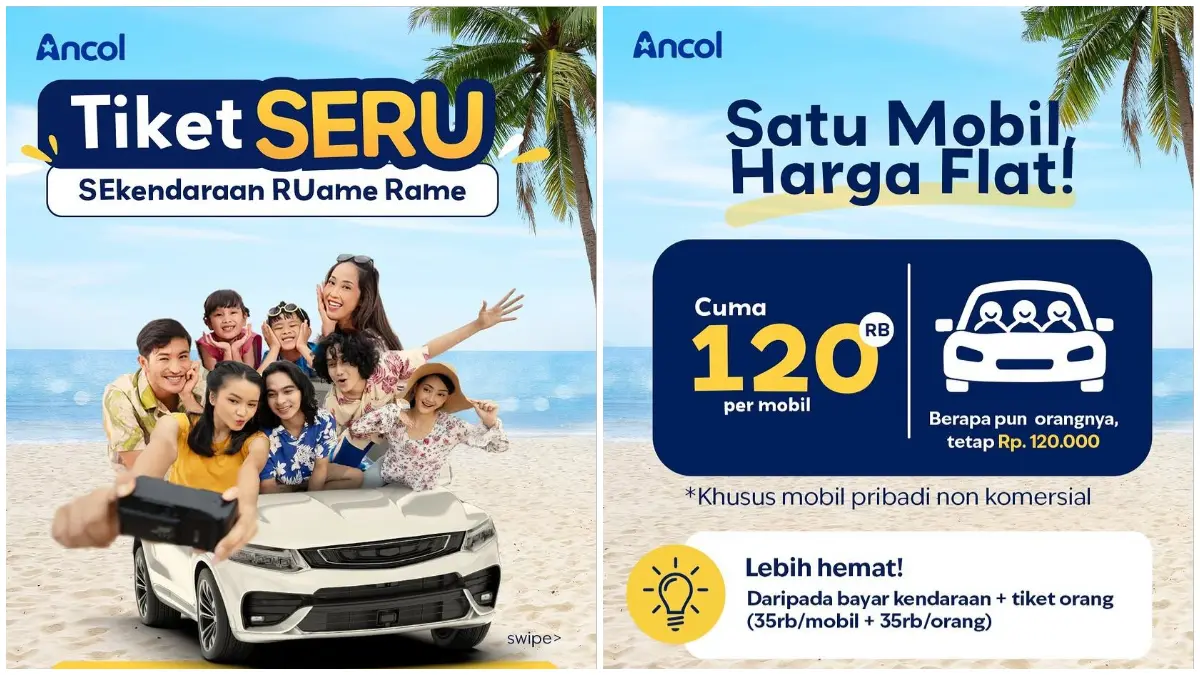 Unggahan promo resmi dari Taman Impian Kaya Ancol. (Foto:&nbsp; Instagram @ancoltamanimpian)