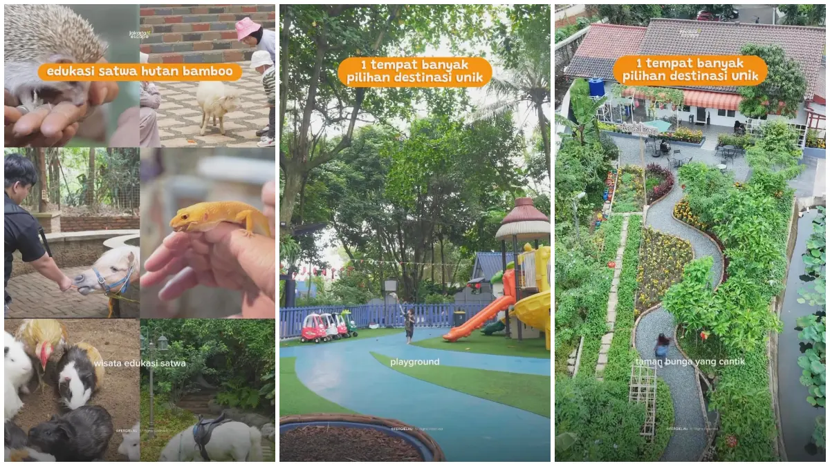 Wahana yang ada di Jakarta escape. (Foto: Instagram @jkt.escape)