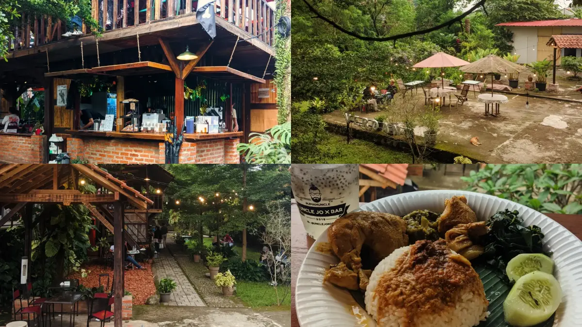 Hidden Gem kafe alam Bogor Uncle Jo X Bar Warung Jambu