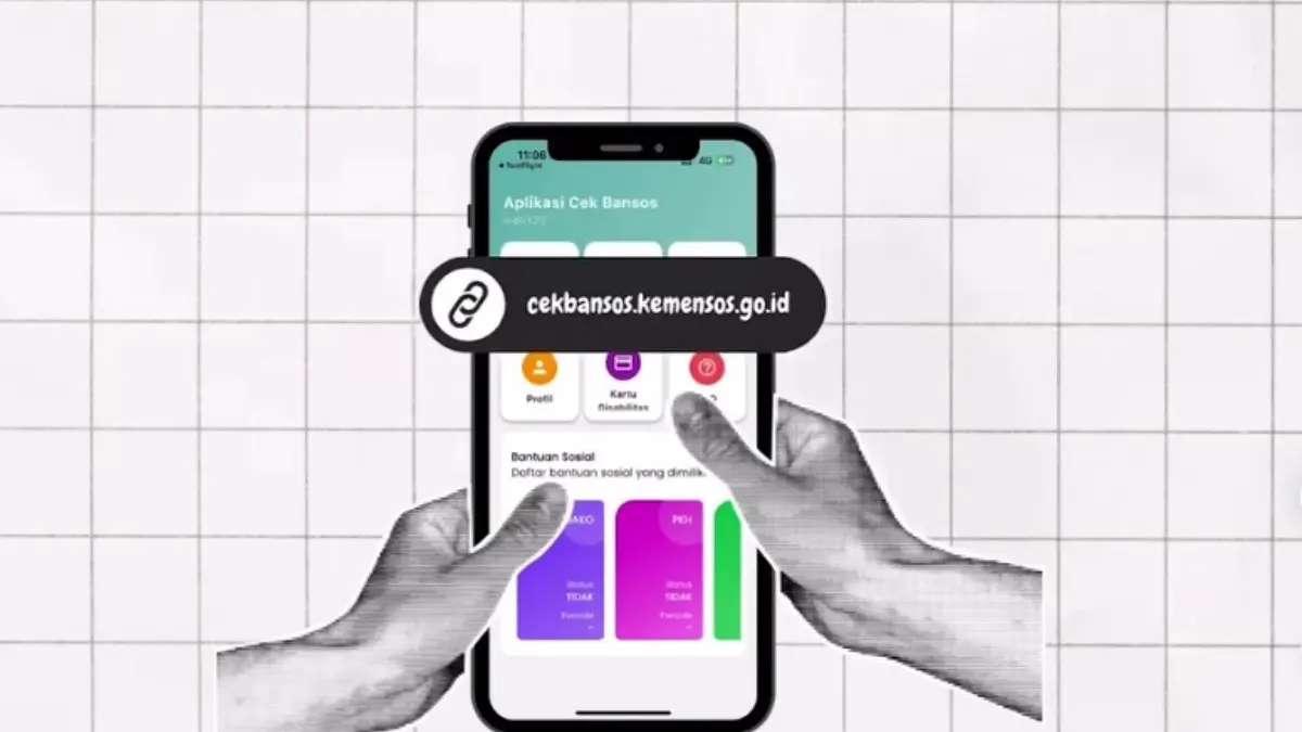 Ilustrasi aplikasi cek bansos salah satu instrumen digitalisasi bansos. (Foto: Instagram @kemensosri)