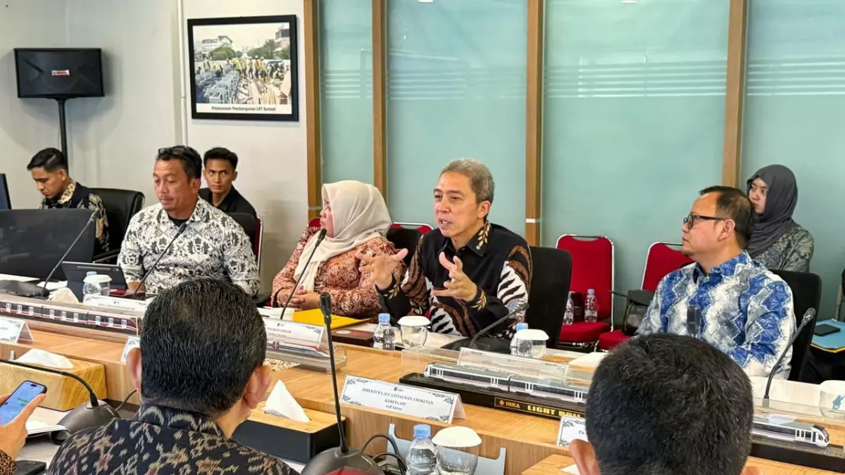 Pertemuan Wali Kota Bogor Dedie Rachim dengan Kemenhub membahas Stoplet Sukaresmi. (Foto : Humas Pemkot for Radar Bogor)
