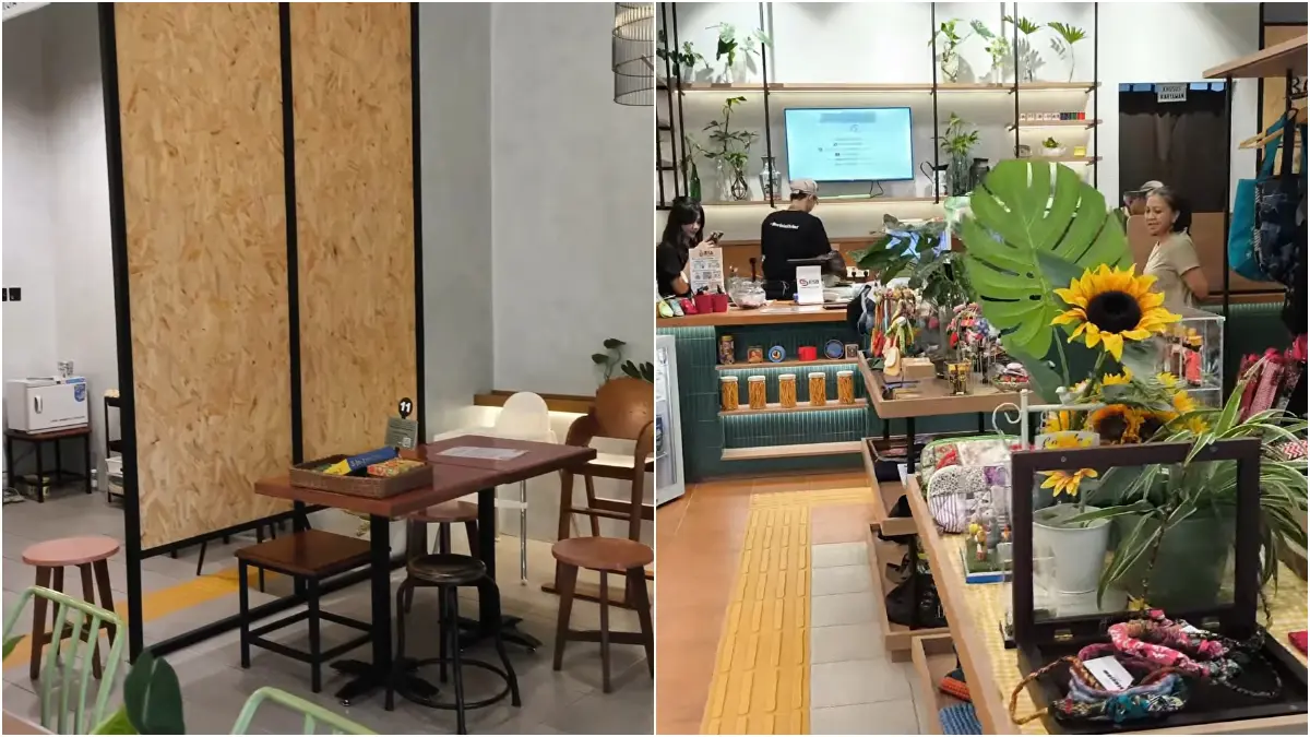 Bisa Cafe by Precious One, Kafe Inklusif yang memberdayakan teman-teman disabilitas. (Foto: YouTube Mlaku Mlaku Yuuk)
